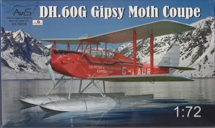 1:72 Avis De Havilland D.H.60G Gipsy Moth Coupe 72018 1:72 Avis De Havilland D.H.60G Gipsy Moth Coupe 72018